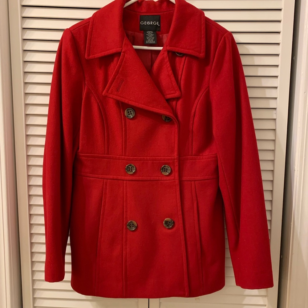Red Peacoat (Women’s)